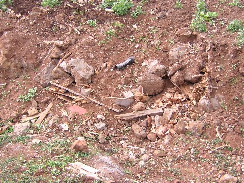 En el borde de la monta�a