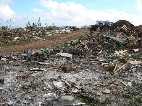 La parte quemada, desde otro �ngulo