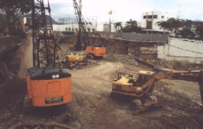 Obras de la v&iacute;a interior del puerto