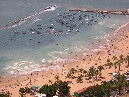 Basura en Las Teresitas