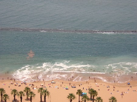 Basura en Las Teresitas