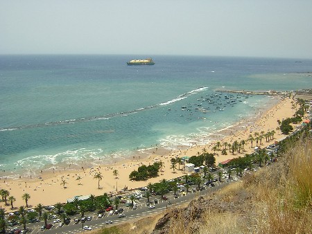 Basura en Las Teresitas