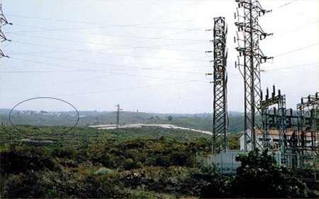 Ubicaci�n, desde Los Pajales