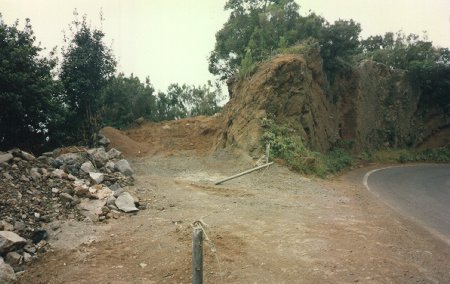 Junto al Albergue, en 1992