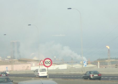 Desde la autopista del norte