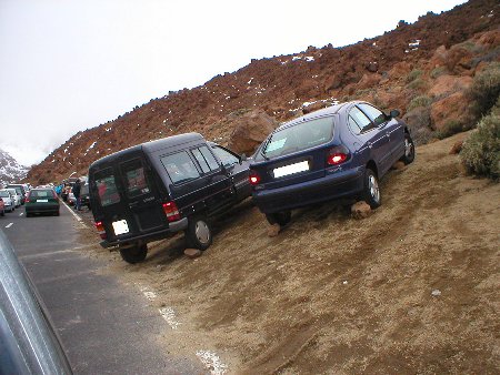 aparca donde puedas...