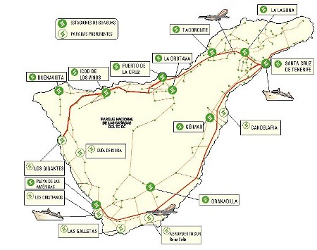Mapa de las l�neas