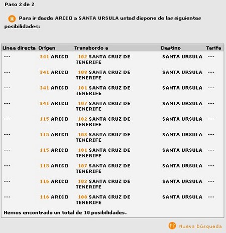 Buscador por municipios