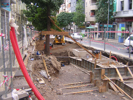 Obras del tranv�a