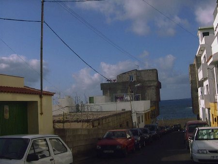 La Barranquera, en la costa de La Laguna