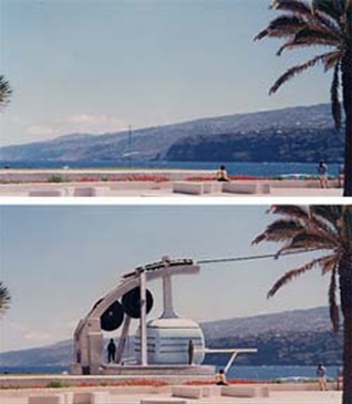 Montaje en la Playa de Marti�nez