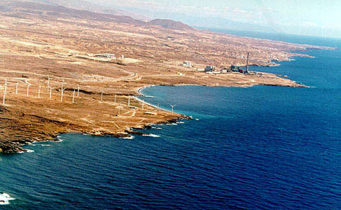 Foto a�rea de la zona afectada