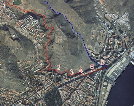 Barrancos de Anchieta y La Le�a