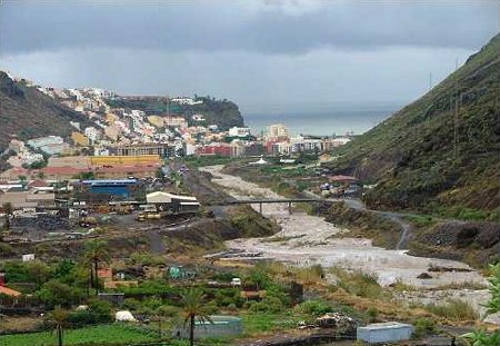 Temporal en La Gomera