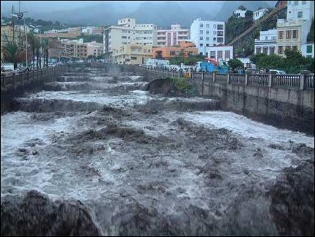Lluvias en La Palma