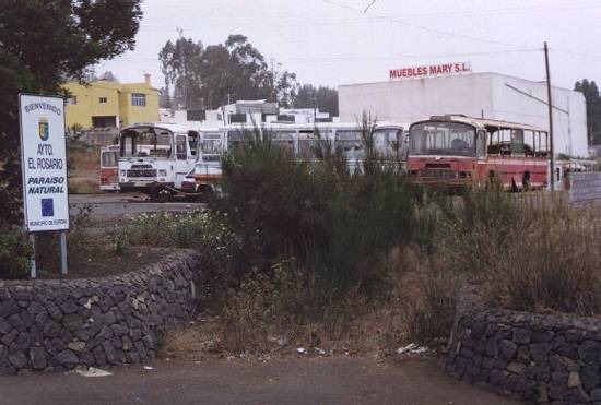 Entrada al pueblo de La Esperanza