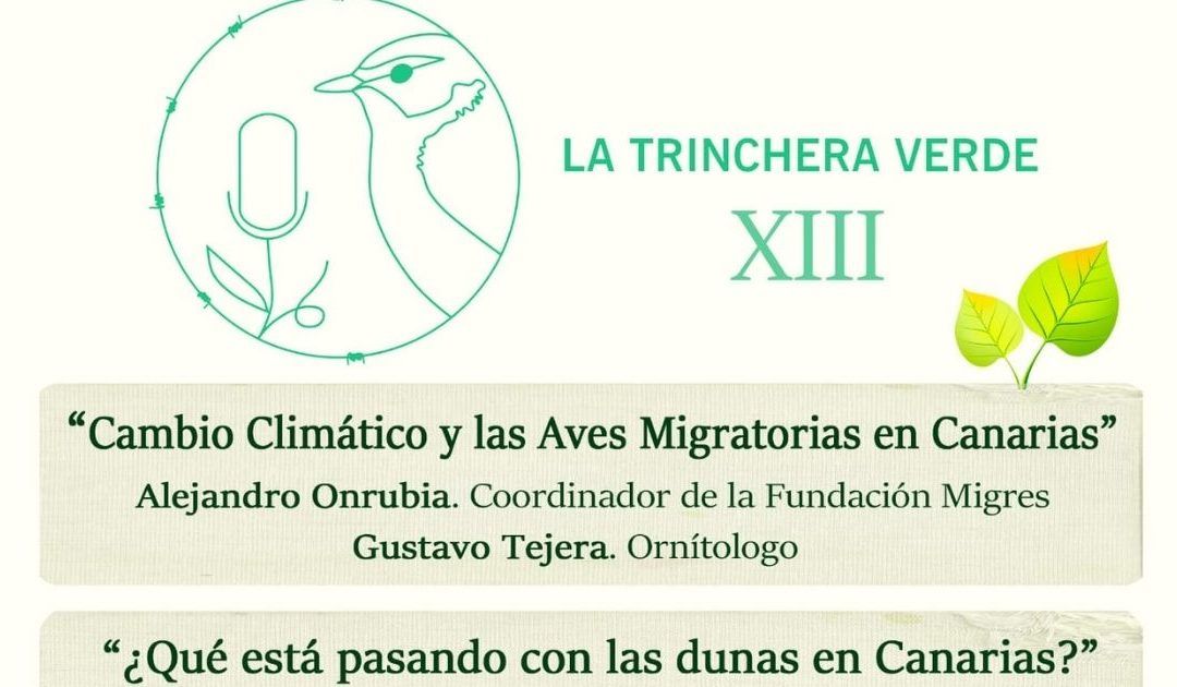 La Trinchera Verde 13: Cambio Climático y las Aves Migratorias – ¿Qué está pasando con las Dunas en Canarias?
