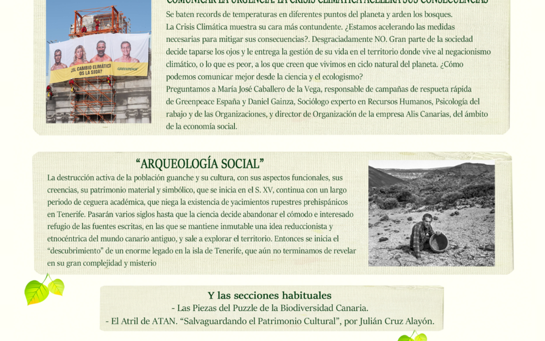 La Trinchera Verde 43 – ¡Toc, Toc!, ¿Quién es?, La Urgencia Climática y  Arqueología Social