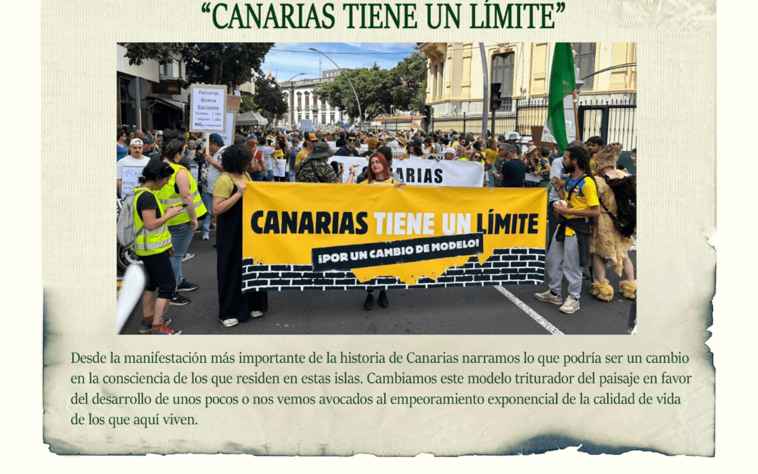 La Trinchera Verde Programa especial 20A – Canarias Tiene un Límite